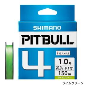 シマノ ピットブル4 PL-M74S ライムグリーン 1.5号 300m / PEライン shimano  釣具 メール便可｜tsuribitokan