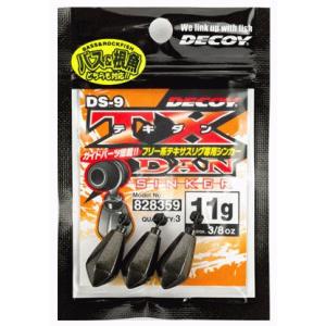 カツイチ デコイ テキダンシンカー ベビー DS-9H 28g ガンブラック / メール便可 / 釣具