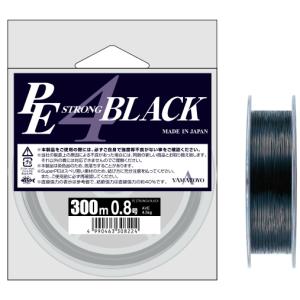 山豊テグス PEストロング4 ブラック 300m 2号 / 道糸 PEライン / 釣具 / メール便可｜tsuribitokan