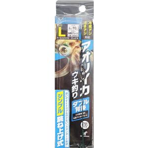 ハヤブサ アオリイカ仕掛 ダブル背掛 シンプル跳ね上げ式 HR003 Lサイズ / 泳がせ 仕掛け ...