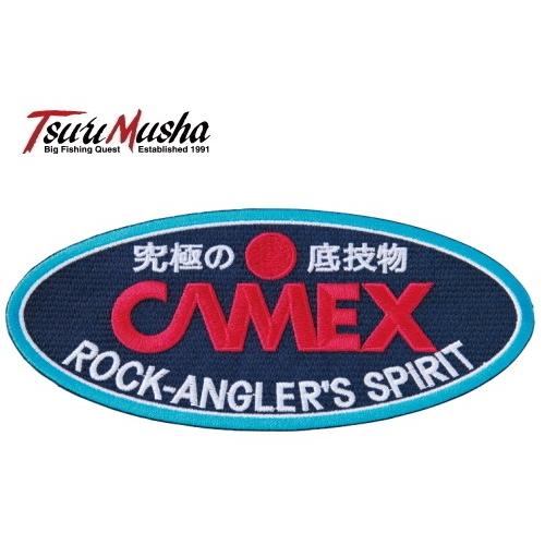 釣武者 CAMEX ワッペン Mサイズ / 釣具 / メール便可