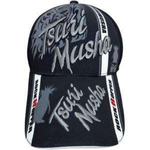 釣武者/TsuriMusya ダブルフェイス 3Dロゴキャップ ブラック