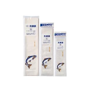 北越／HOKUETSU　冷凍用ポリ袋（冷凍袋）　１００枚入り　●サイズ：Ｍ（０．０３×６５×２８０ｍｍ）｜tsurigu-ten