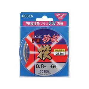 GOSEN（ゴーセン） テクミー テーパー砂紋 213m巻 1.0-6.0号 : つり具