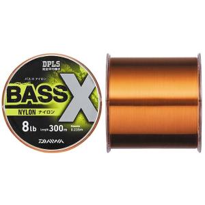 ダイワ／ＤＡＩＷＡ　バス-Ｘ　ナイロン　３００ｍ巻　２．０号（強力：８ｌｂ　比重：１．１４　ルアー用並行巻ライン）｜tsurigu-ten