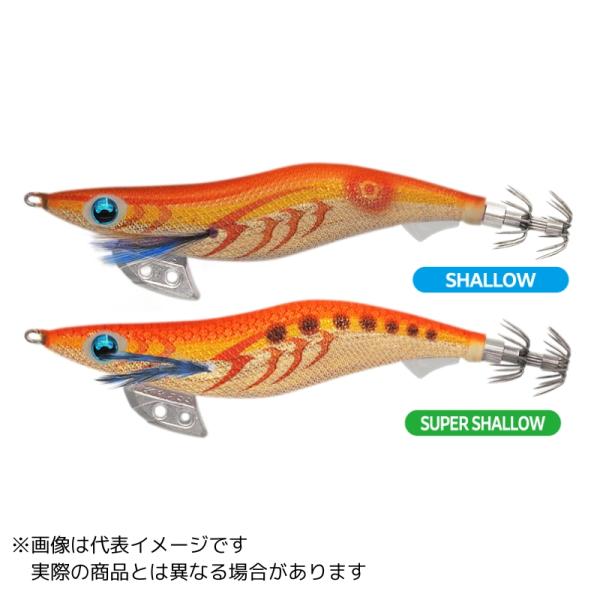 【メール便対応】ヤマシタ エギ王 K 4.0号 シャロー ＃002 キャロットゴールド