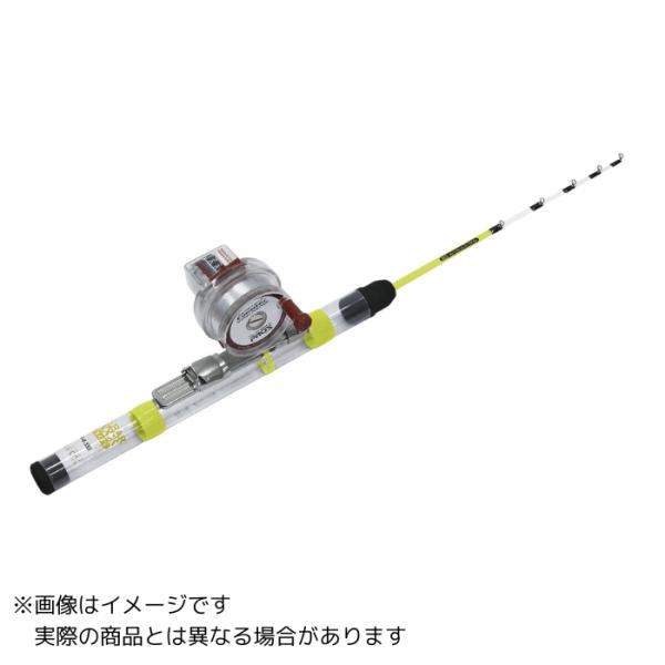 大阪漁具 PROX 23 クリアロックプラスセット2(カウンター) ＃SSS(蛍光イエロー)+リール
