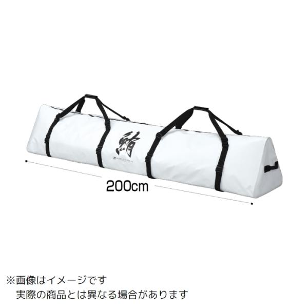 大阪漁具 PROX 保冷トライアングル鮪バッグ 200 ＃ホワイト【大型商品1】