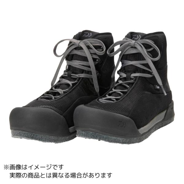 ダイワ DS-3600TG TGロックショアシューズ ハイカット TGスパイクフェルト ＃ブラック ...
