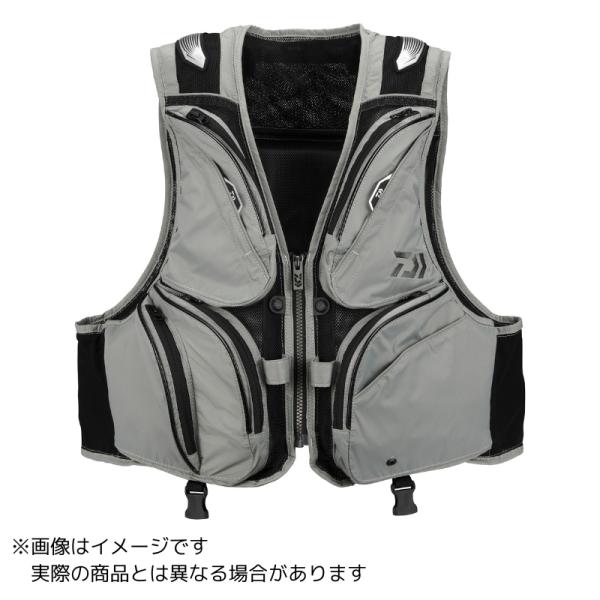 ダイワ DV−3025F フロートショートフィッシングベスト ＃グレー ＃XL