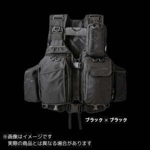 アピアアングラーズサポートベストVer.4＃ブラック×ブラック【大型商品