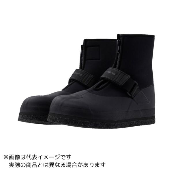 シマノ カットピンフェルトタビ 中割 FT-045X ＃ブラック ＃2XL【中型商品】