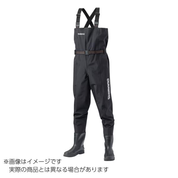 シマノ ハイパーウェーダー (チェストハイ・カットピンフェルトソール) FF-055T ＃ブラック ...