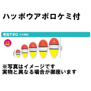 【ご奉仕価格】 マルシン漁具 ウキ ハッポウアポロケミ付(ケミ75) 10匁