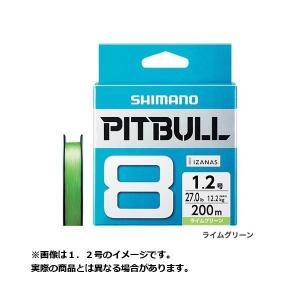 【メール便対応】【ご奉仕価格】シマノ ピットブル8 PL-M68R 200m 0.6号 ＃ライムグリーン｜tsurigu-yokoo