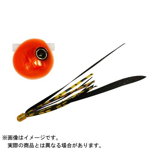 ジャッカル 鉛式 ビンビン玉スライド 100g (カラー:F182 オレンジオレンジ/真っ黒レッドT...