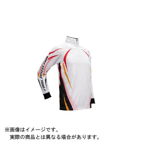 エクセル X`SELL 21 FP-5091 ドライジップアップシャツ (カラー:ホワイト) Sサイ...