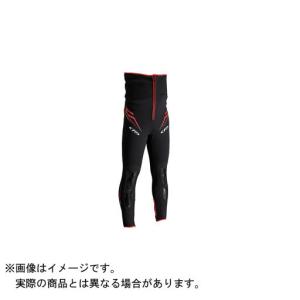 鮎タイツ 3mm厚 クロロプレン ロングタイプ 立体3D膝パット 前面