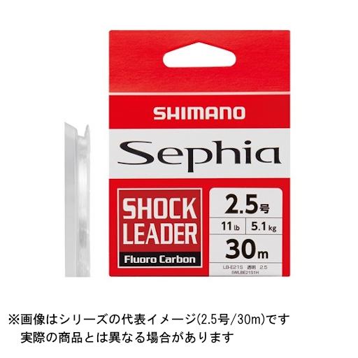 【メール便対応】シマノ LB-E21S セフィア フロロリーダー 30m 2.0号 (カラー:#クリ...
