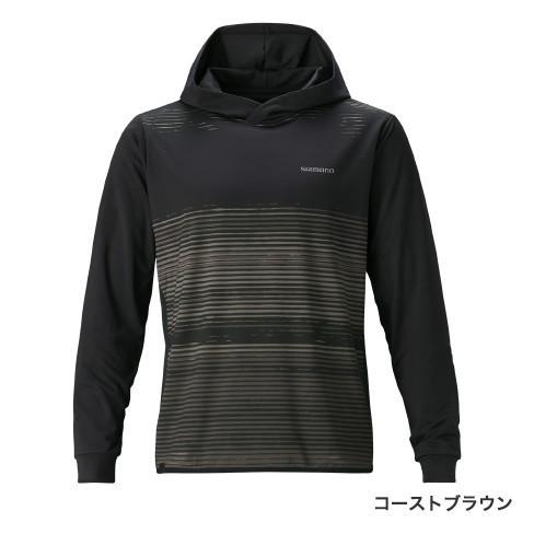 シマノ◇ブレスハイパー＋℃フーディー　ＳＨ−０３５Ｔ（コーストブラウン）