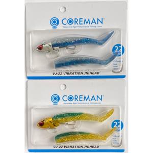 送料無料　コアマン　 VJ-22　バイブレーションジグヘッド　2色セット(2)