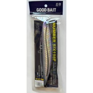 送料無料　GOODBAIT　NUMBERSIX　198F　ナブラ撃ちパープル　グッドベイト　ナンバー...