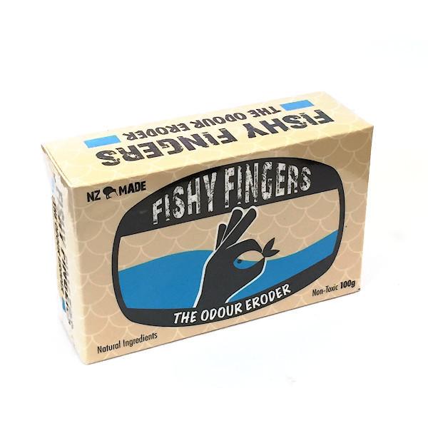 ネコポス可　釣り人のための魚のニオイをとる石鹸　フィッシーフィンガーズ