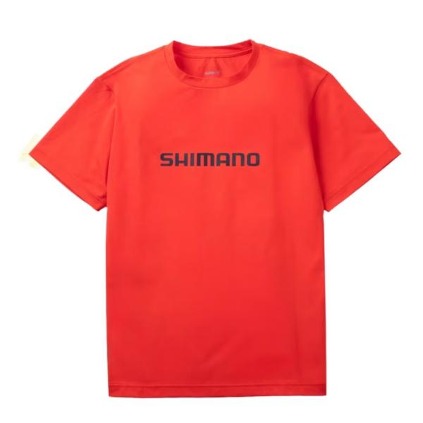 シマノ☆SH-021Z ドライロゴTシャツ （レッド）XL