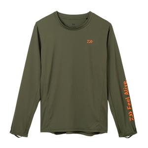 DAIWA（ダイワ） ロンT ロングスリーブ Tシャツ DE-80009 BOXロゴ