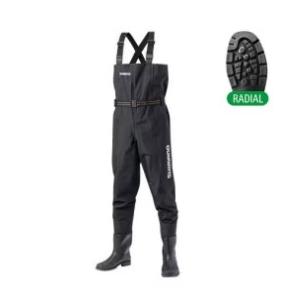 シマノ☆FF-056T ハイパーウェーダー(ヒップ・フェルトソール)スモークグレー 3L