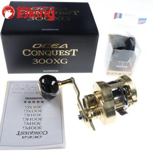 シマノ 22 オシアコンクエスト 300XG ゴメクサスハンドルノブ付 /SD018M 美品 太刀魚 タチウオ オフショア ベイトリール