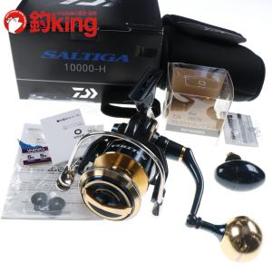 ダイワ 20 ソルティガ 10000-H SLP RCSアルミラウンドノブ付 /SD020M 美品 ヒラマサ カンパチ ブリ オフショア スピニングリール