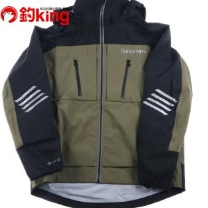 SIMMS (8) プロドライ フィッシングジャケット GORE-TEX Pro Mサイズ アーミーグリーン  /Z481M 未使用 トラウト バス ソルト アウトドア｜tsuriking