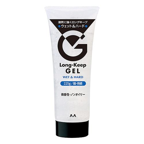 マンダム ロングキープジェル ウェット＆ハード (225g) 男性用 メンズ ヘアジェル