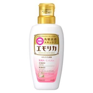 花王　エモリカ　薬用スキンケア入浴液　フローラルの香り　本体　(450mL)　入浴剤　医薬部外品｜tsuruha