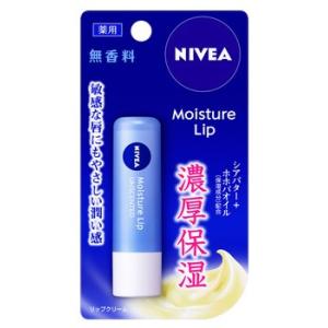 花王 ニベア モイスチャーリップ 無香料 (3.9g) リップクリーム　【医薬部外品】