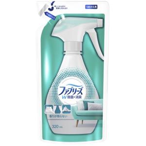 P&G ファブリーズ ダブル除菌 つめかえ用 (320mL) 詰め替え用 W除菌 スプレー 消臭剤 布用 消臭スプレー　P＆G｜tsuruha