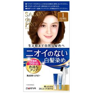 サロンドプロ 無香料ヘアカラー 乳液 白髪用 2 より明るいライト