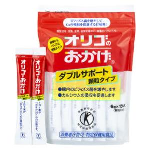 オリゴのおかげ ダブルサポート 顆粒タイプ (6g×15本) 甘味料 オリゴ糖 特定保健用食品 トク...