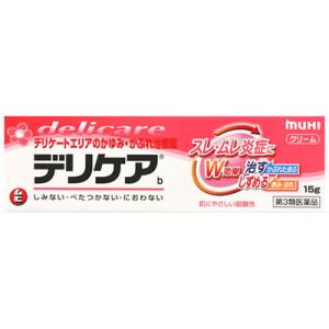 【第3類医薬品】池田模範堂 デリケアb (15g) クリーム 鎮痒消炎剤　【セルフメディケーション税制対象商品】｜tsuruha