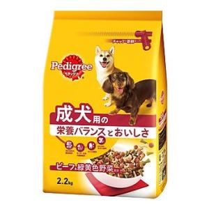 ペディグリー　成犬用　元気な毎日サポート　旨みビーフ＆緑黄色野菜入り　(2.2ｋｇ)｜tsuruha