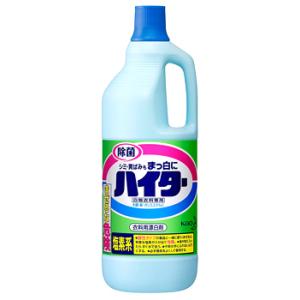 花王 ハイター 大 (1500mL) 衣料用漂白剤 塩素系 白無地衣料専用　(4901301367174)｜tsuruha