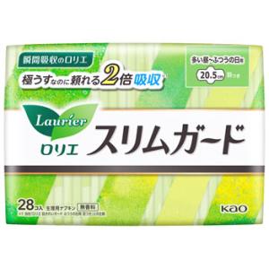 花王 ロリエ スリムガード 多い昼−ふつうの日用 羽つき (28個) 20.5cm 生理ナプキン 備...