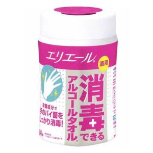 エリエール　薬用　消毒できるアルコールタオル　本体　(80枚) 防災 備蓄