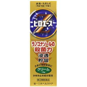 【第(2)類医薬品】第一三共ヘルスケア　ピロエース　Ｚクリーム　(15g)　【セルフメディケーション税制対象商品】｜tsuruha