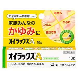 【第(2)類医薬品】第一三共ヘルスケア オイラックスA (10g) しっしん かぶれ 虫さされ かゆみ　【セルフメディケーション税制対象商品】｜tsuruha