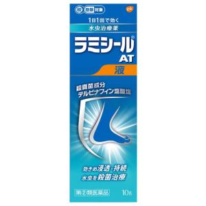 【第(2)類医薬品】グラクソ・スミスクライン　ラミシールAT　液　(10g)　水虫治療薬　【セルフメディケーション税制対象商品】｜tsuruha