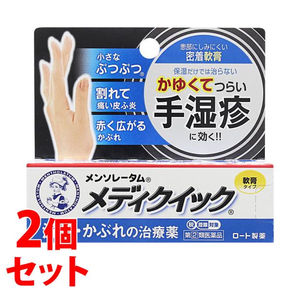 【第(2)類医薬品】《セット販売》　ロート製薬 メンソレータム メディクイック軟膏R (8g)×2個...