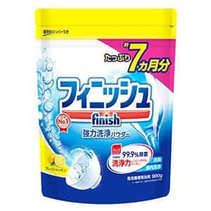 レキットベンキーザー　フィニッシュ　パウダー　フレッシュレモン　大型　つめかえ用　(900g)　詰め替え用　食洗機専用洗剤