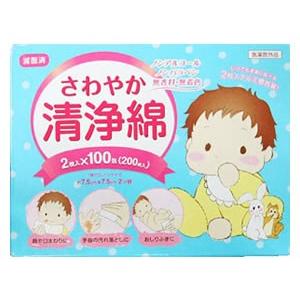 オオサキメディカル　さわやか清浄綿　(100包)